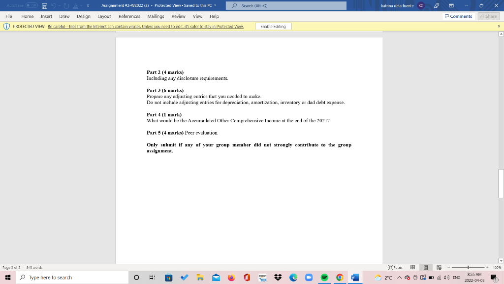 PROTECTED VIEW Be carefulfiles from the Internet can contain viruses. Unless you