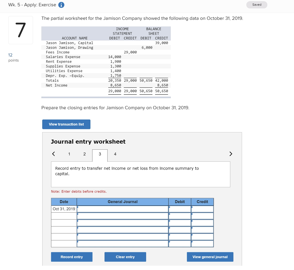 STATEMENT SHEET ACCOUNT NAME DEBIT CREDIT DEBIT CREDIT Jason Jamison, Capital Jason