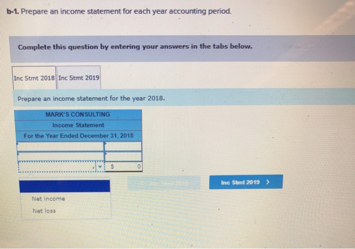 it right [The following information applies to the questions displayed below] Mark's