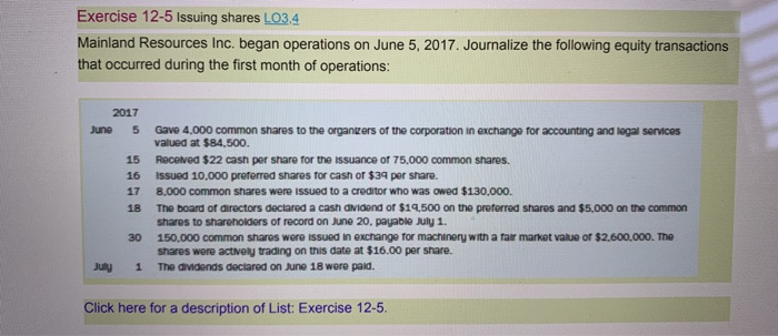 problem 12.5 from the Fundamenrals of accounting 2017 June 5 15 16