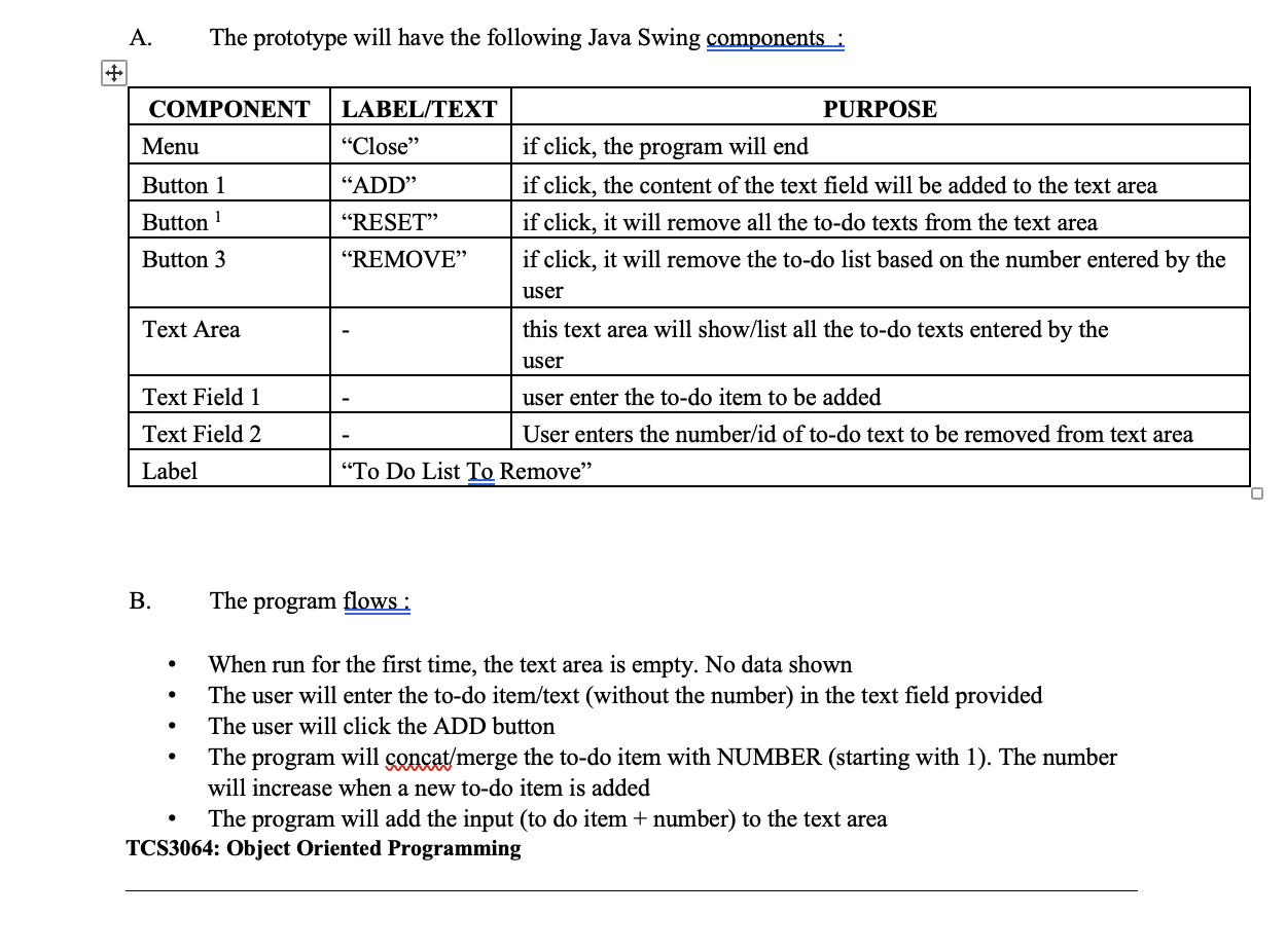 to-do list app. The app will be a window-based GUI and developed