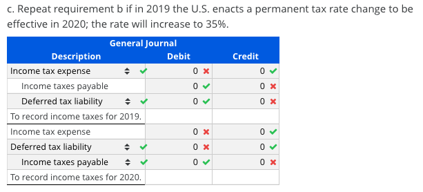 and Reporting Deferred Income Taxes Early in January 2019, Oler, Inc., purchased