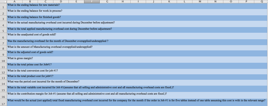 Accounts Payable 5-Dec Work in Process 4,300 4,300 Raw Materials (1900x1)+(4x600) 10-Dec