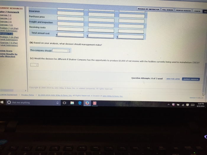 the year ending December 31, 2017. 1. 8,100 units of CISCO were