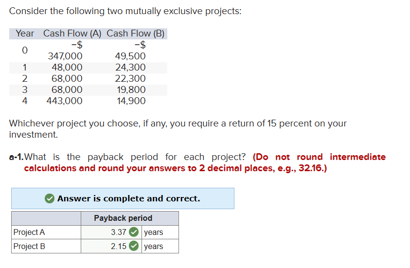 Please advise C-1 Project A , D-1 Project A, and E-1 Project