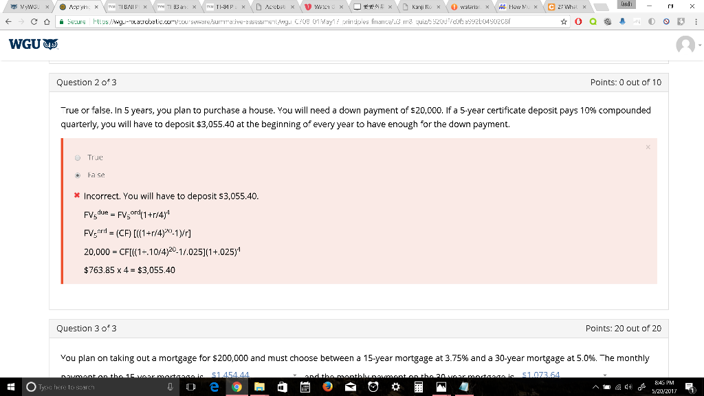 Please show me how to do this with Excel or a financial