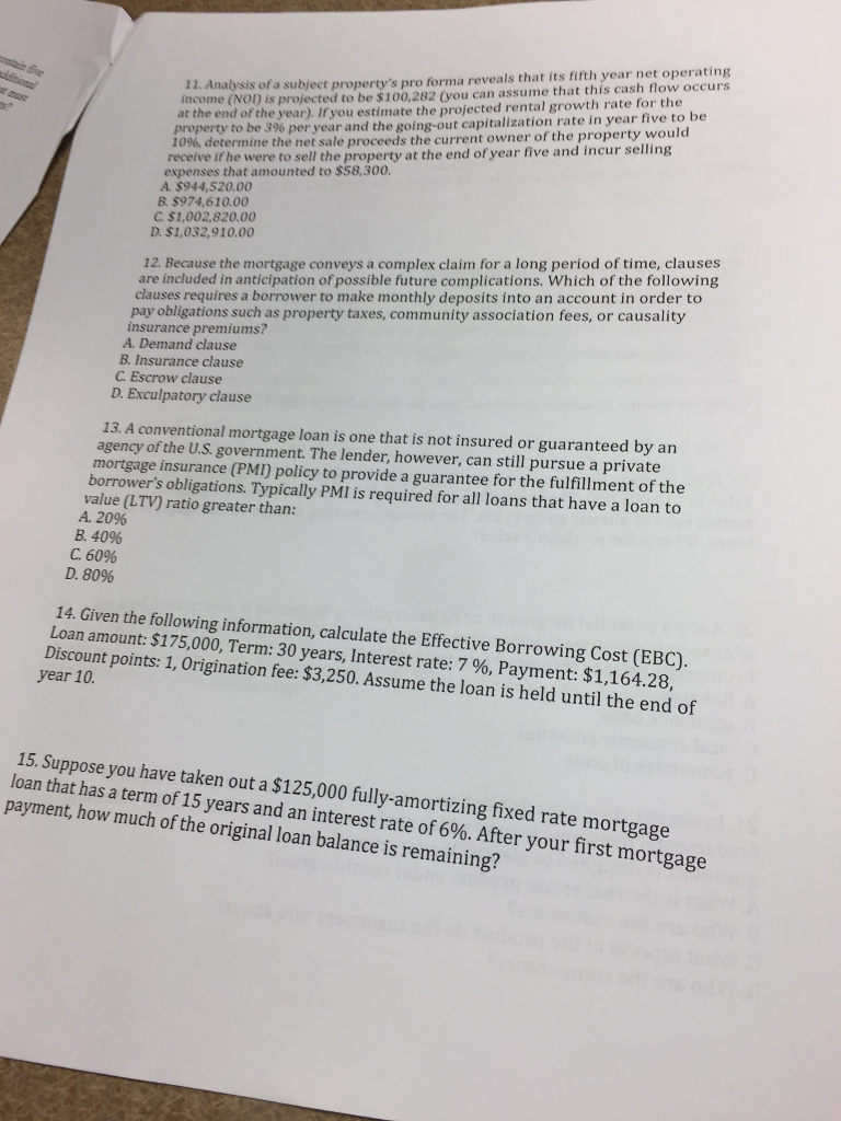  Hi, could you please help me to answer number 11 and