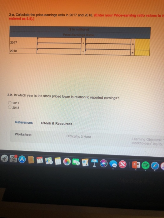 millions; Net Income Dividends on preferred stock Average shares outstanding (n Stock