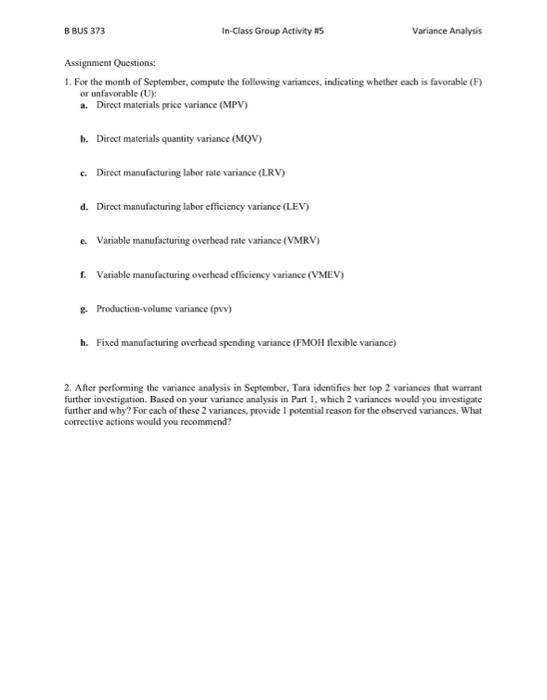 questions listed at the end of the reading. This should be completed