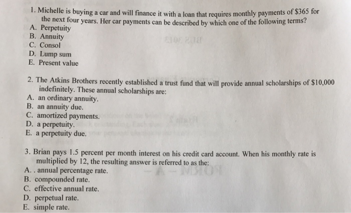  Help with all questions. Can you also show work please?! Michelle