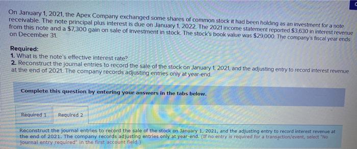 do not bother doing it. 1. 2. Chec On January 1, 2021,