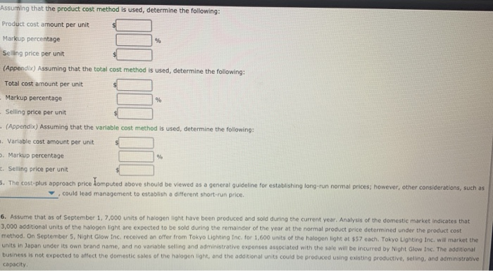 Additional Business Night Glow Inc. recently began production of a new product,