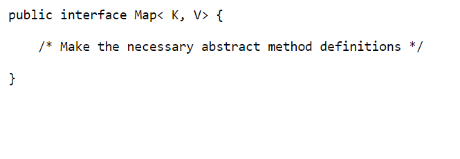 that realizes Map has to save the key value association. n our