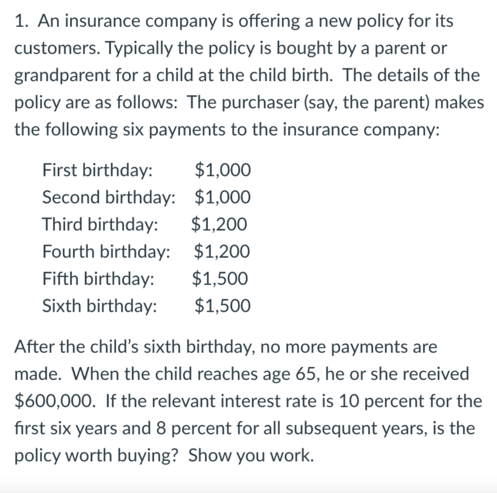 Please don't answer it through excel, I need the work shown. Thank