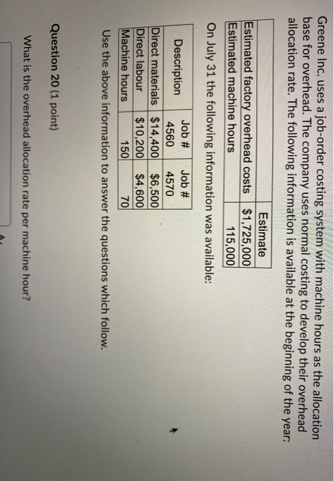  - Do NOT round calculations, ONLY round final answer for each