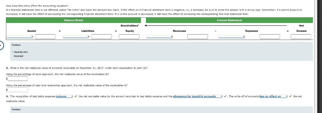 during 2017. Activity Accounts Allowance for Doubtful Accounts Decrease, Accounts Receivable Decrease