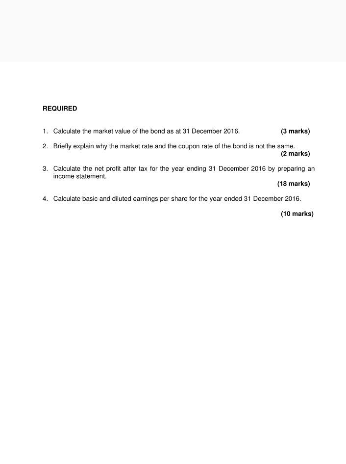 is 31 December. 1. RUPERT manufactures the custom engines for vintage cars