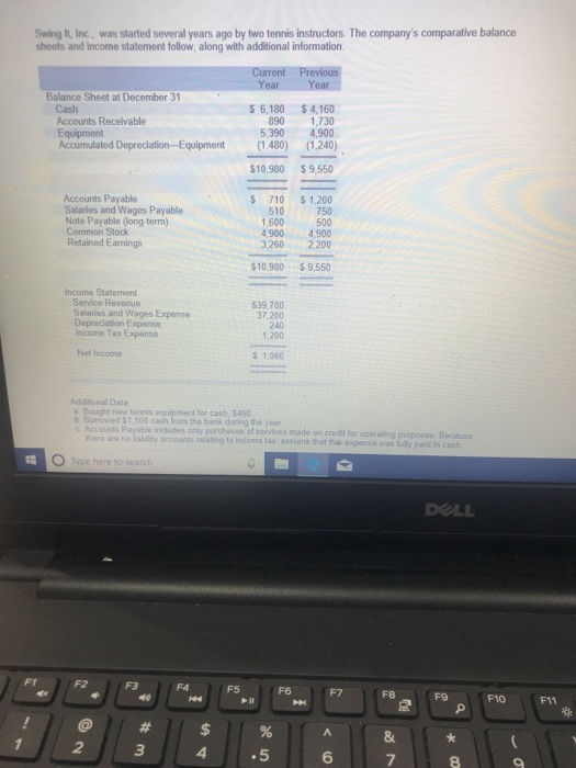  Swing It, Inc, was started several years ago by two tennis