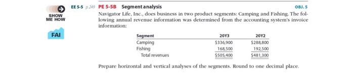  PE 5-5B Segment analysis obJ. 5 Navigator Life, Inc., does business