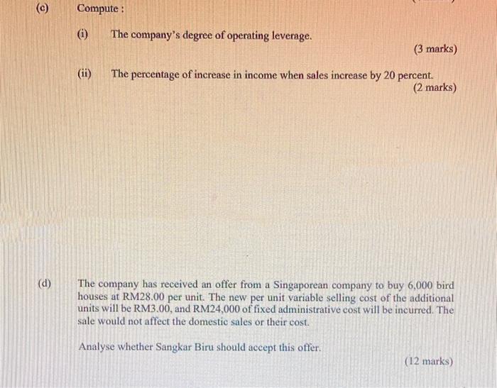 of production line workers. (ii) Maintenance of machineries. (iii) Purchase of direct