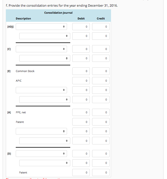 statements-Cost method Assume a parent company acquired a subsidiary on January 1,