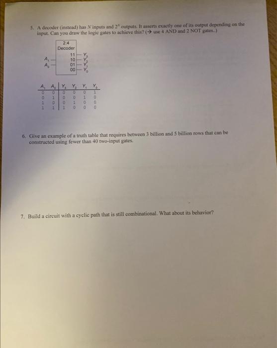 of the N inputs to connect to output. Can you write its