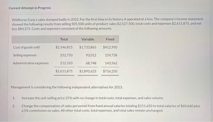 2.please answer every part ! thank you :) Current Attempt in Progress