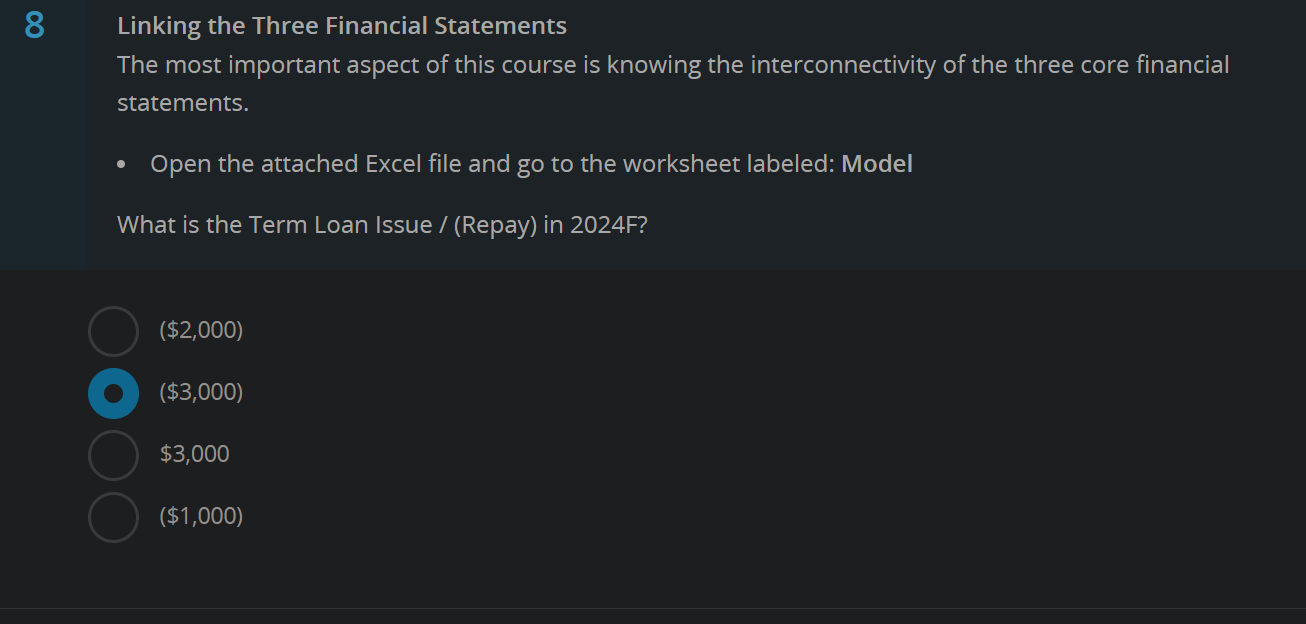 COGS (45,540) (47,230) (49,250) Depreciation Accounts Receivable 6,000 5,150 4,100 3,000 Gross