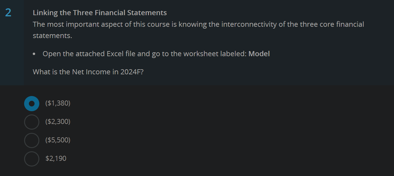 Depreciation (4,120) (4,150) (4,190) Capital Expenditure Line of Credit 5,000 4,000 2,000