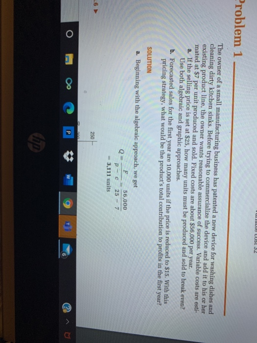 please help with A IL LUSL 32 Problem 1 The owner of