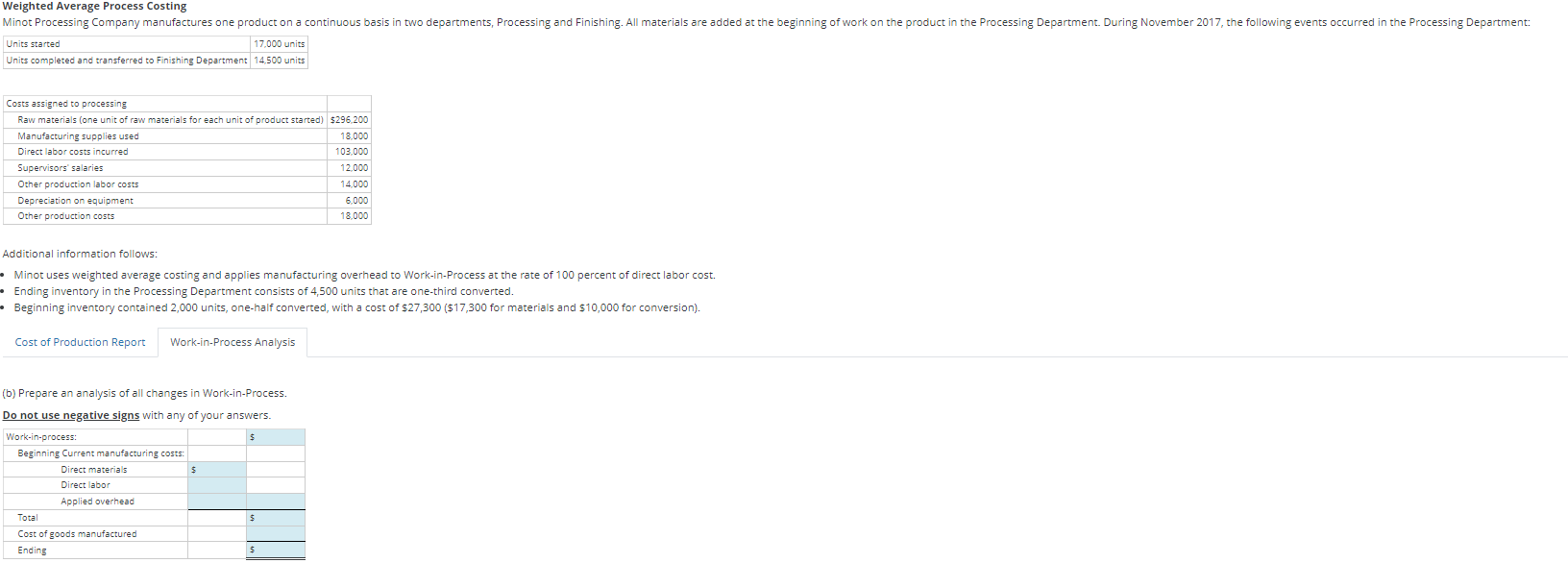 Please solve both A and B. Will rate! Additional information follows: -