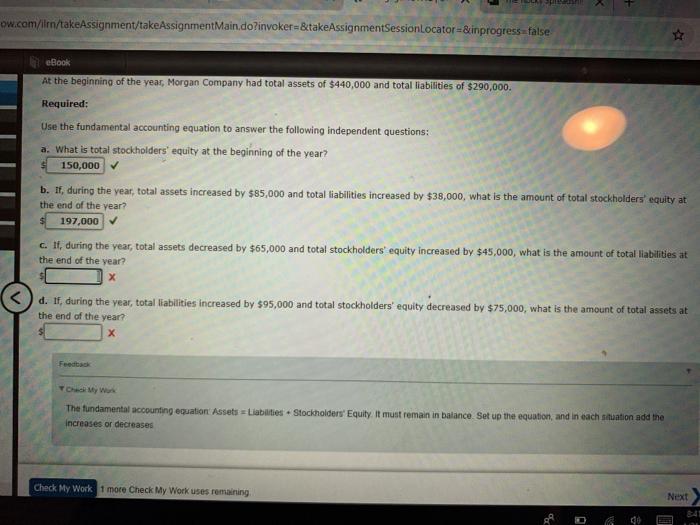 Please help i need answers CA ow.com/ilm/takeAssignment/takeAssignmentMain.do?invoker=&takeAssignmentSessionLocator=&inprogress=false eBook At the beginning of