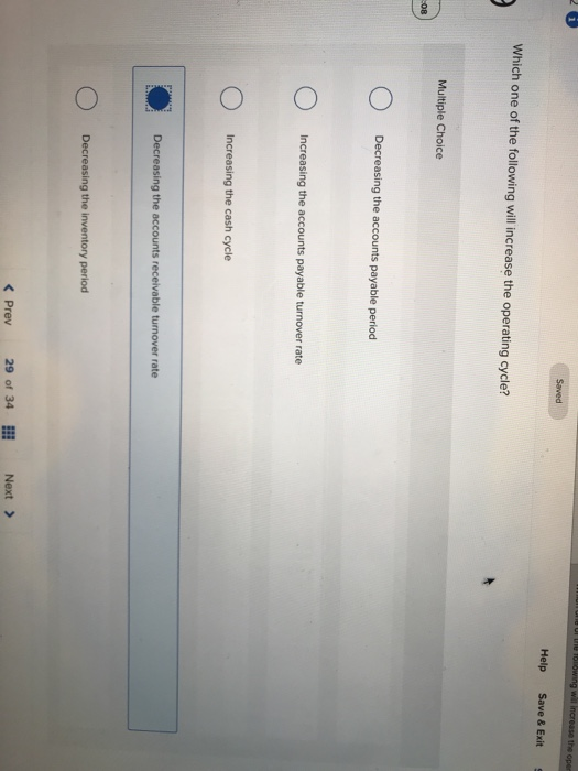  Tu Che uf e foliowing wil increase the open Saved Help