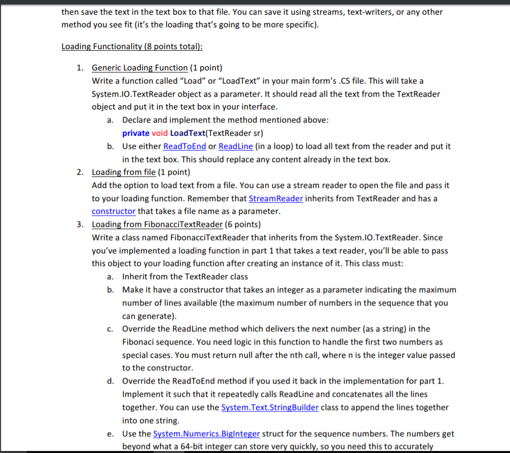will also include the ability to load text from a non-file source