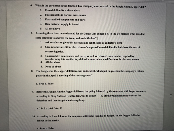  only the multiple choice question. (not the questions under the case.)