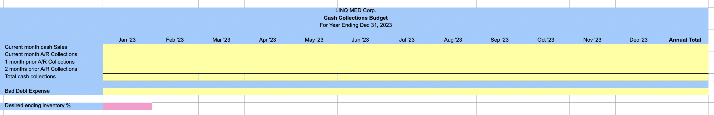 cells don't make sense to have a total, such as the price