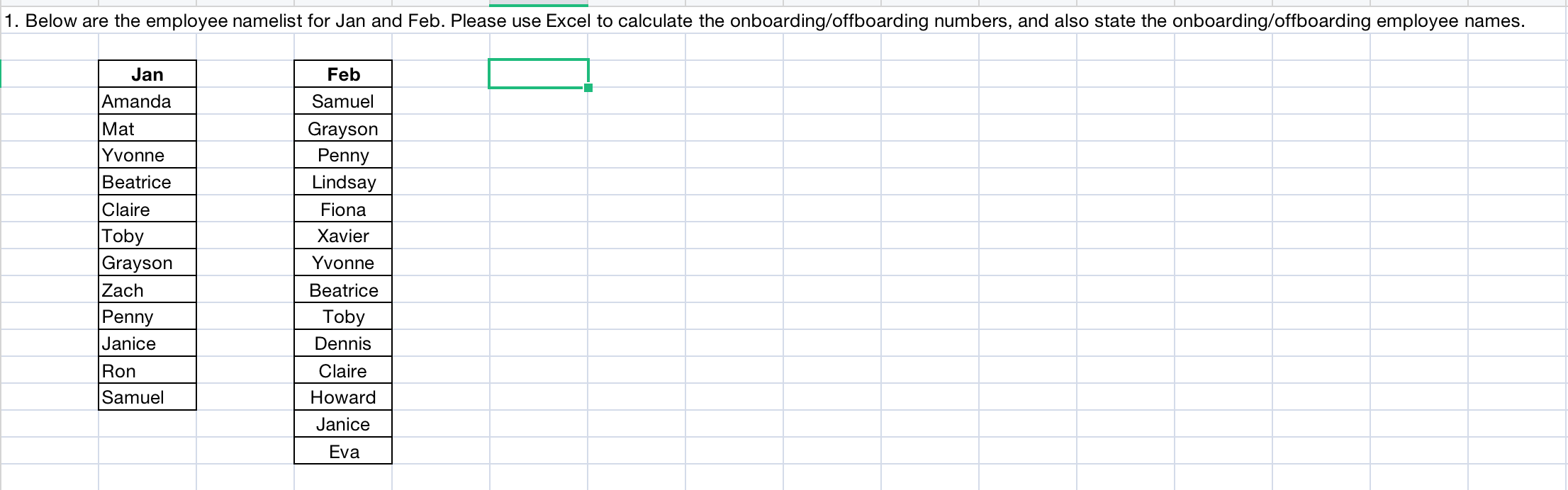 Does anyone know how to do this question? 1. Below are the