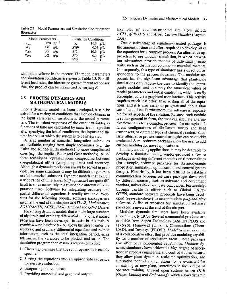 listed in Table 2.3 on page 33. The assignment is to write