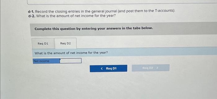 in its accounts. The following events apply to Oak Consulting for Year