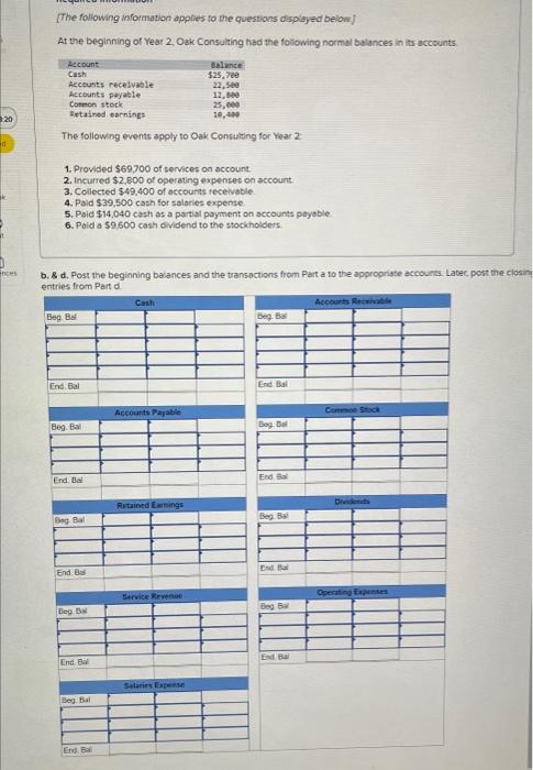 of operating expenses on account. 3. Collected $49,400 of accounts receivable. 4.