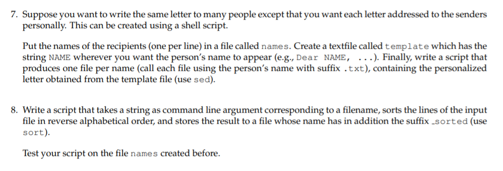 5 lines. Insert a line containing the string And the Oscar goes