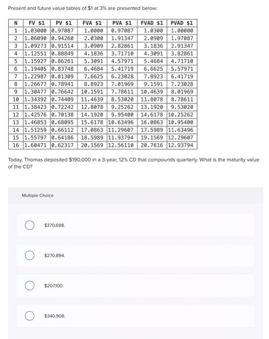 please describe how you got your answer so i can understand Present