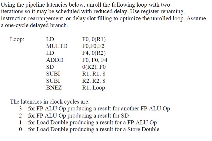  Hello. I need help for my Computer Architecture class. I just