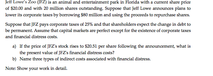 This is all the Info given. Please show work and no excel