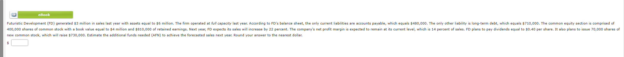  Futuristic Development (FD) generated $3 million in sales last year with