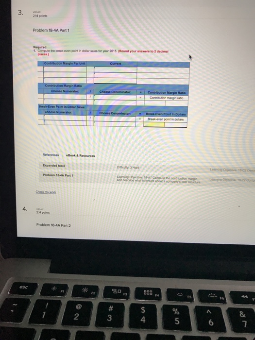 targeting and forecasting LO C2, P2, A1 The following information applies to