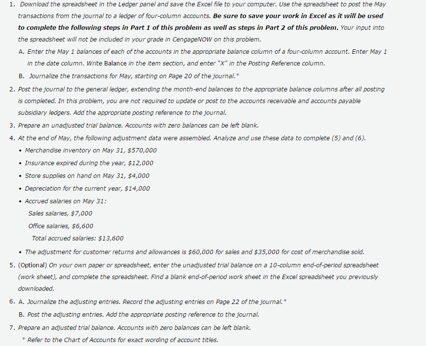 perpetuaLinventory system. The account balances for Palisade Creek Co. as of May