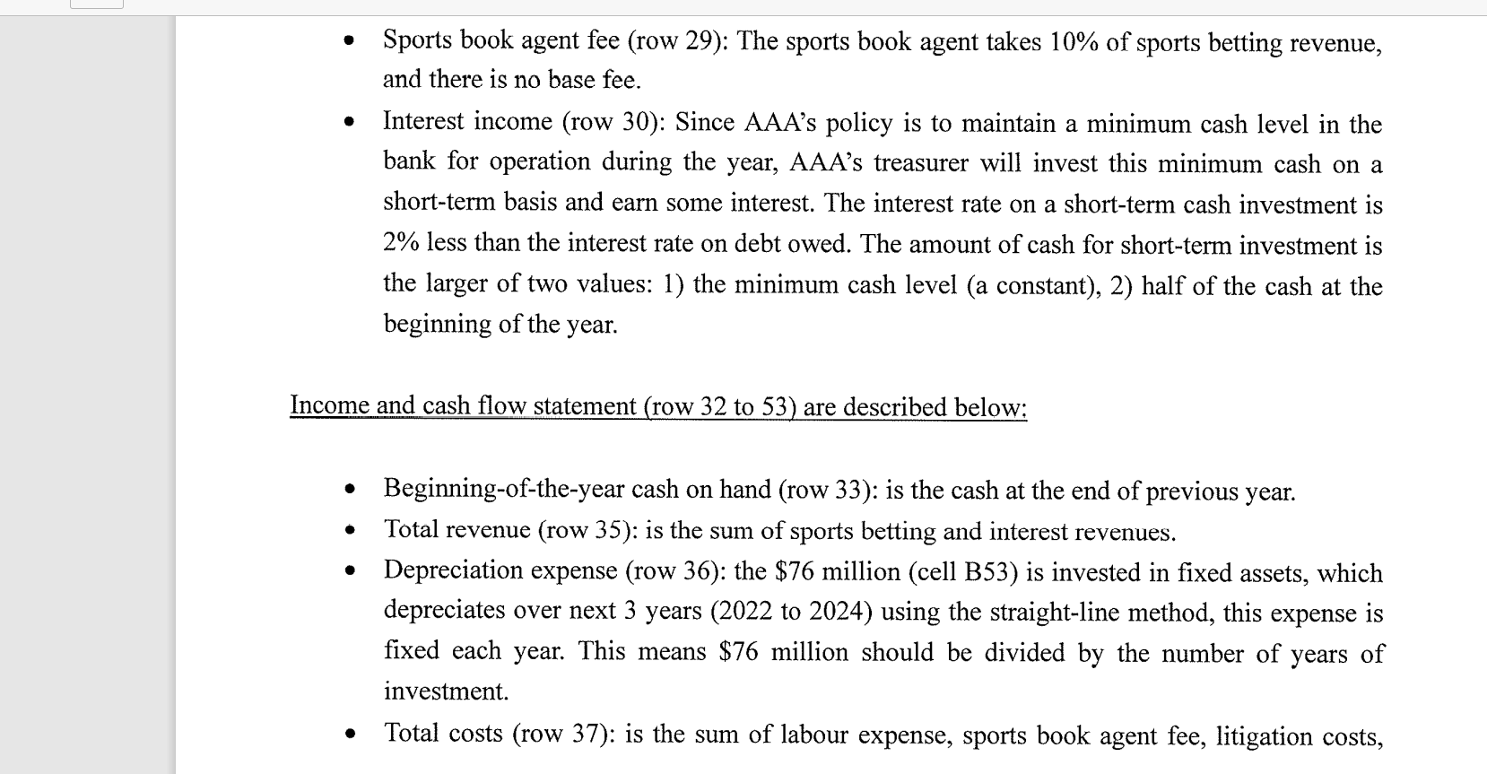 AVERAGE NUMBER OF BETS 16 B 2021 NA NA NA NA NA
