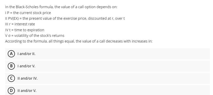 question. No need to explain. Thank you. Question 2 1 Point Bond