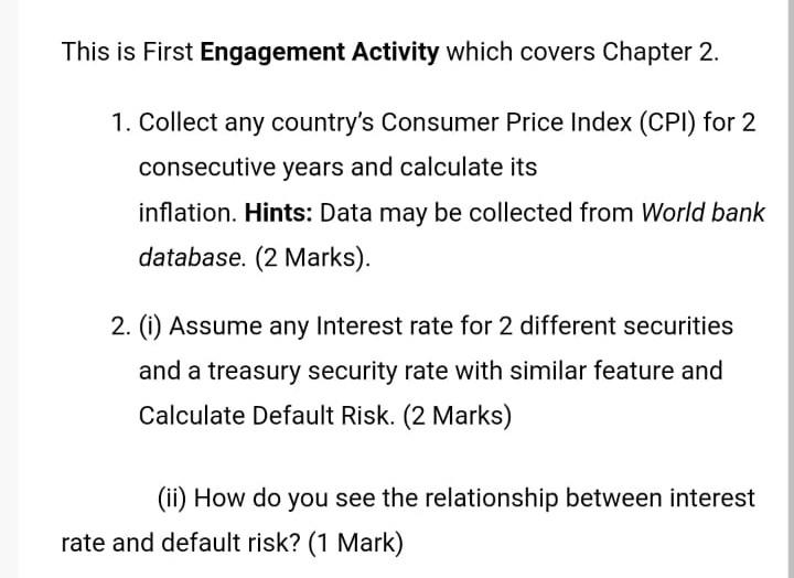 the question pls answer all of the parts his is First Engagement
